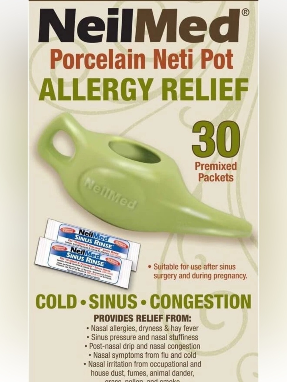 NeilMed Sinus Rinse Sachet - Blue & White
